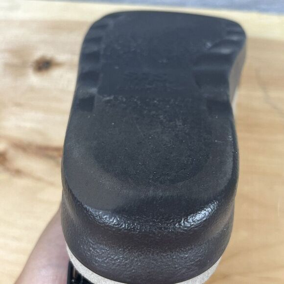 SAS HUGGY Cross Strap Sandals Leather Adjustable Comfort Truffle Tan Size 8.5 - Picture 5 of 10